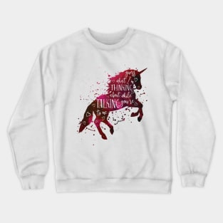 Pink Unicorn Splash Crewneck Sweatshirt